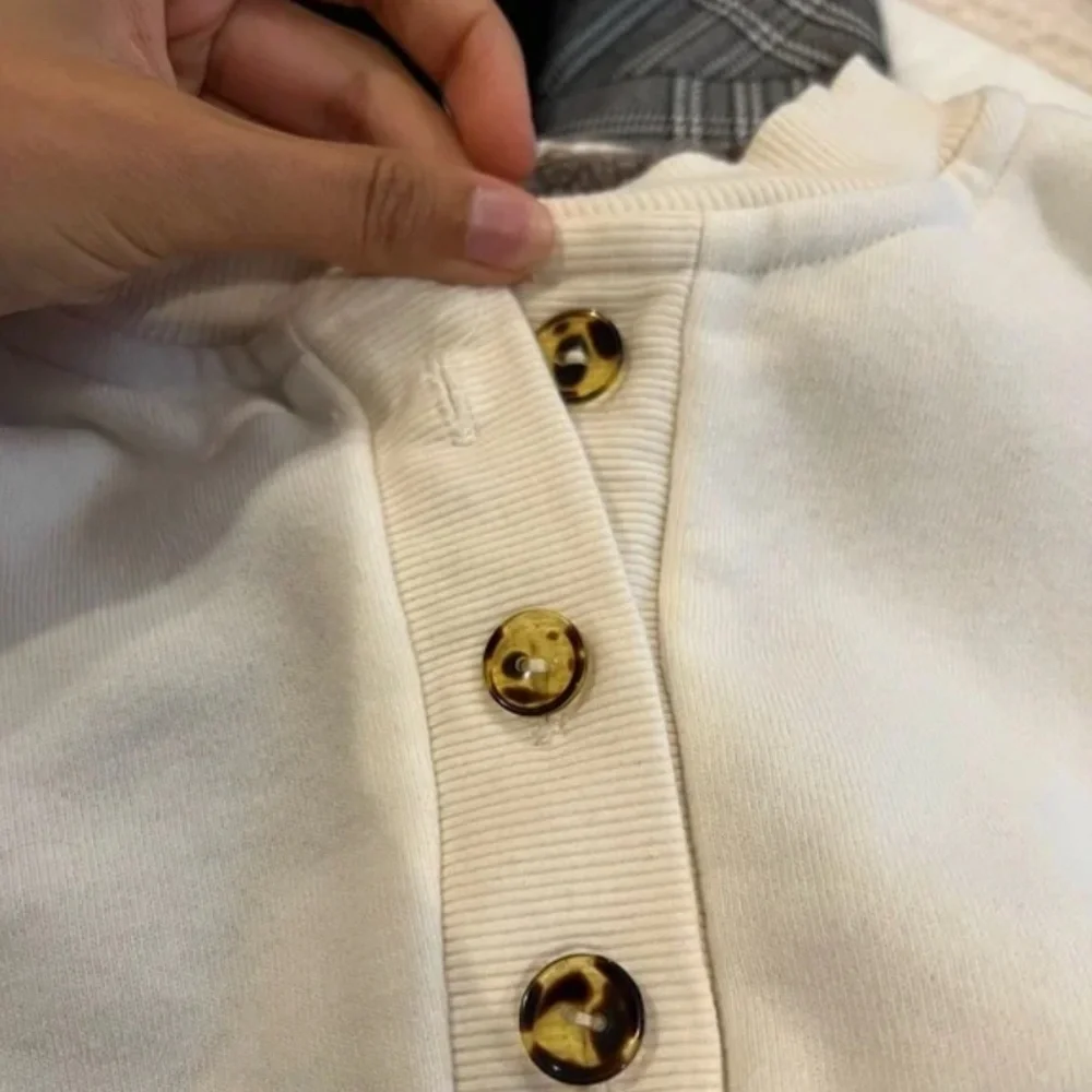 DONNI Henley Duo Sweatshirt [Small]